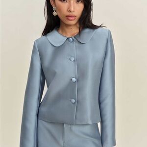 Reformation Blue Suit